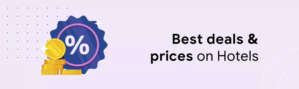 Best Deals, Prices on Hotels